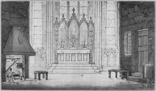 Sketch of chancel scene... Sketch of chancel scene...