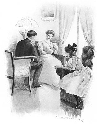 "HE WAS LEANING FORWARD IN HIS CHAIR, TALKING TO JOYCE"