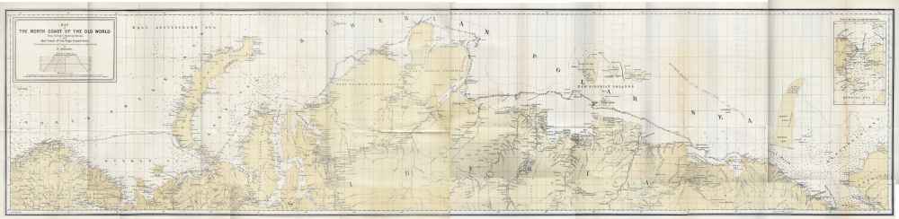 Map of the North Coast of the Old World from Norway to Behring's     Straits,