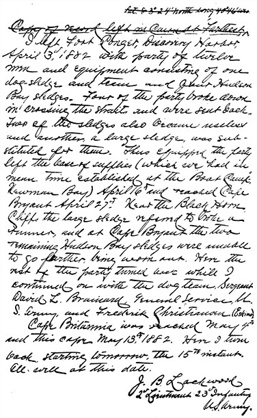 Handwritten note