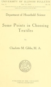 Some points in choosing textiles, Charlotte M. Gibbs